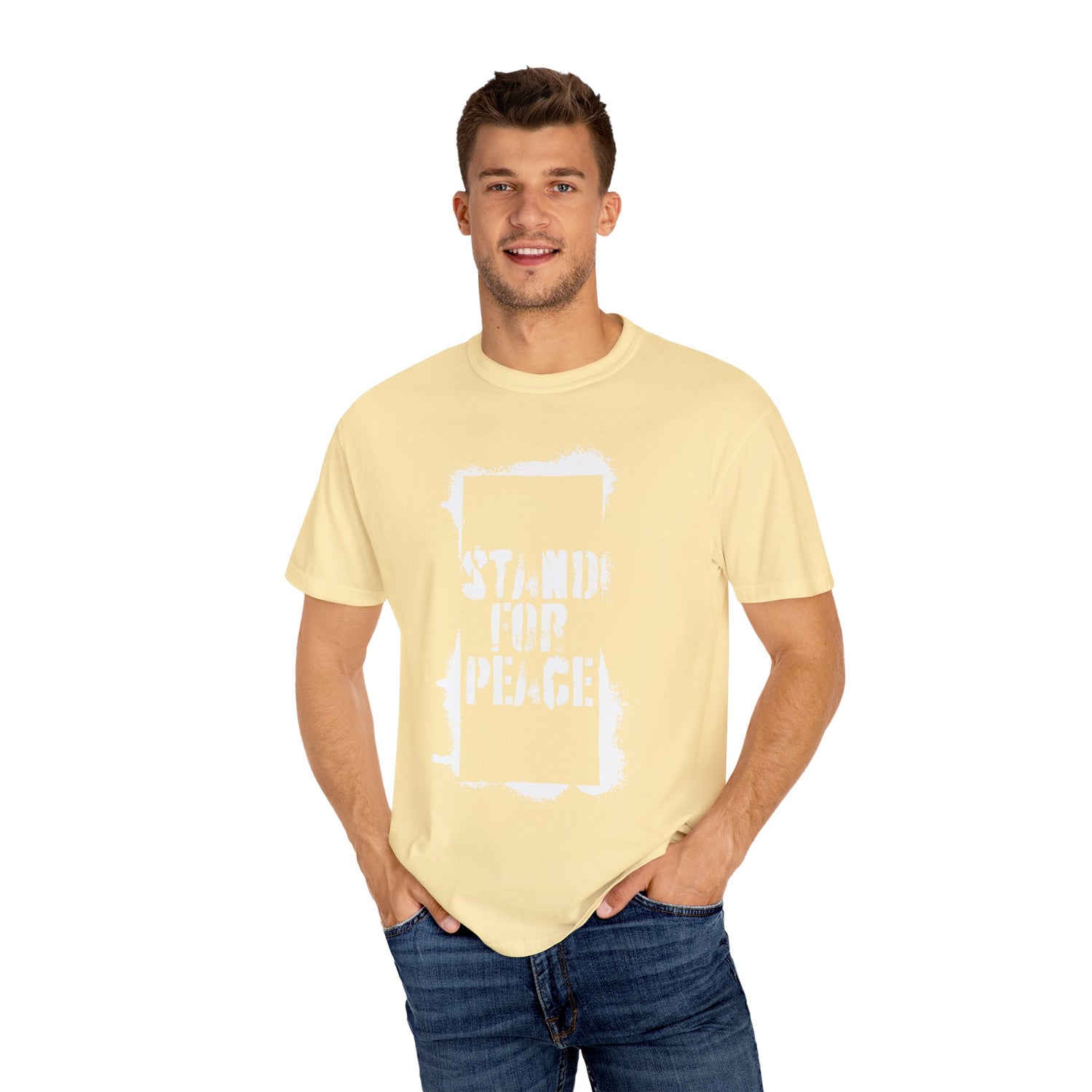"Stand for Peace" Unisex Garment-Dyed T-shirt