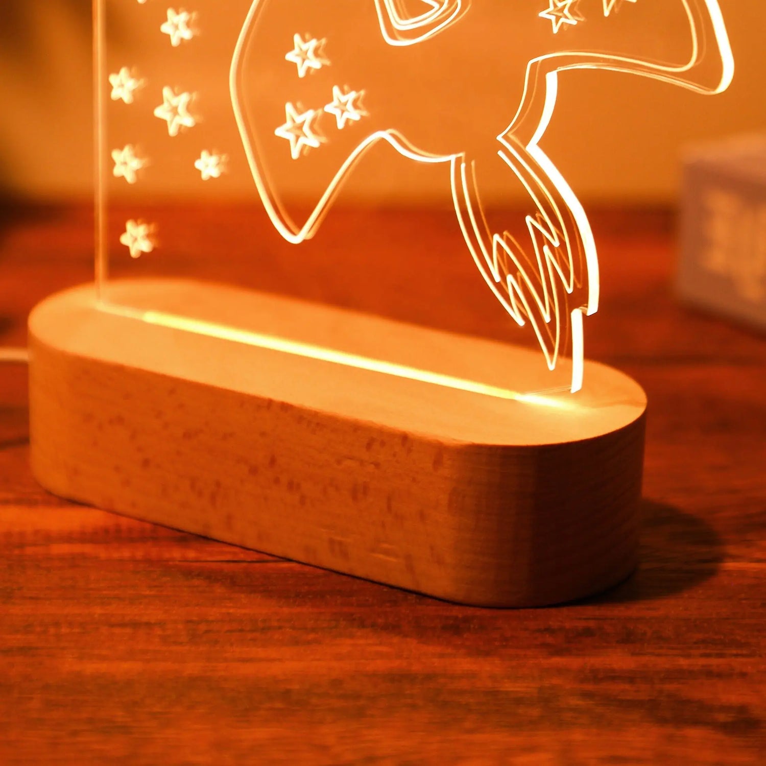 USB Night Light Personalized Children Name Lamp Nursery