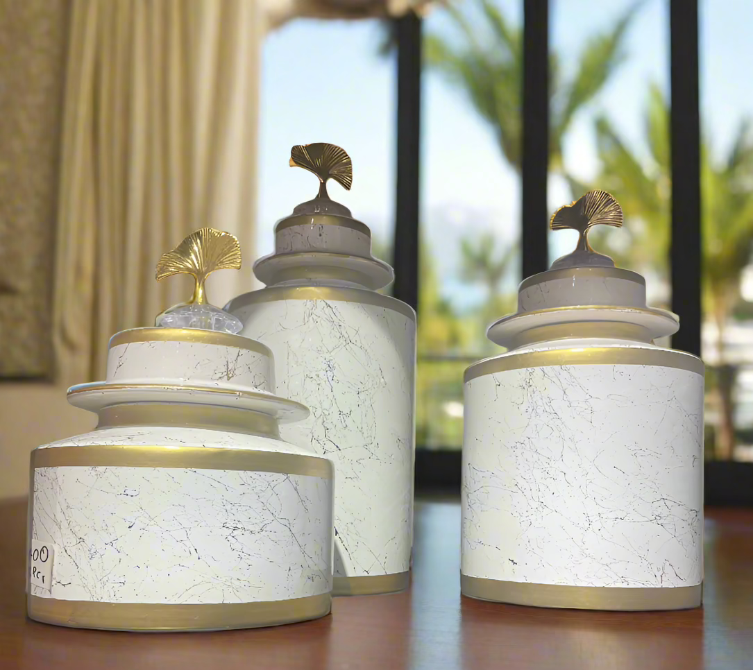 3-Piece Decorative Jars Set