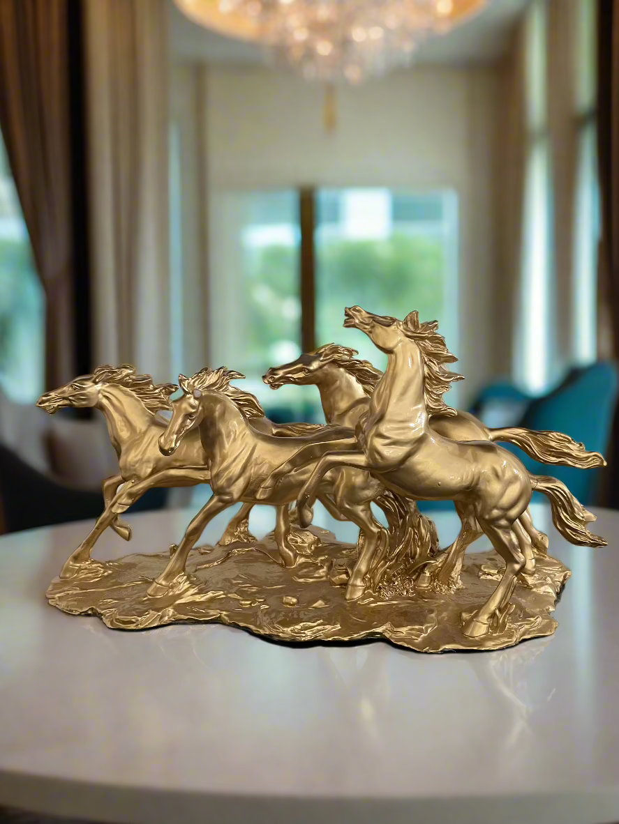 Galloping Horses, 45 cm.
