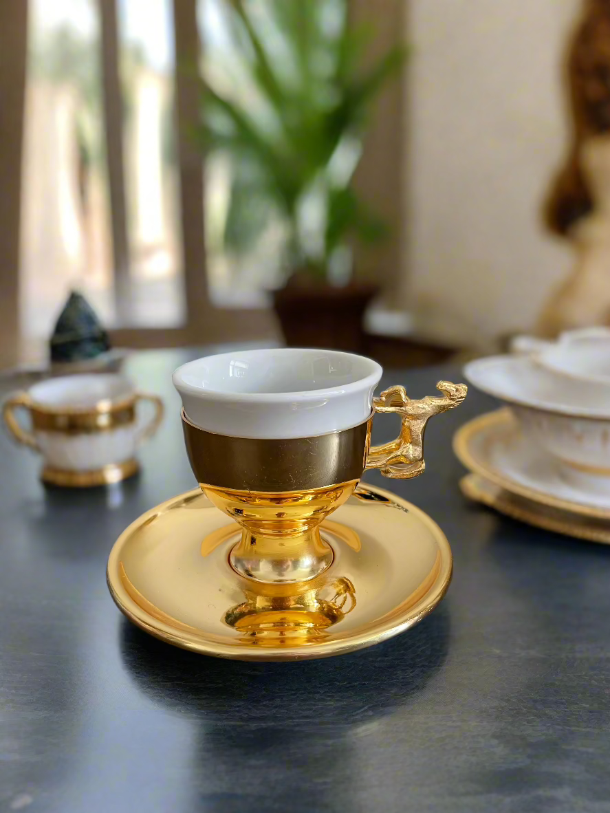12-piece Luxury Kava Set, Golden Horse.