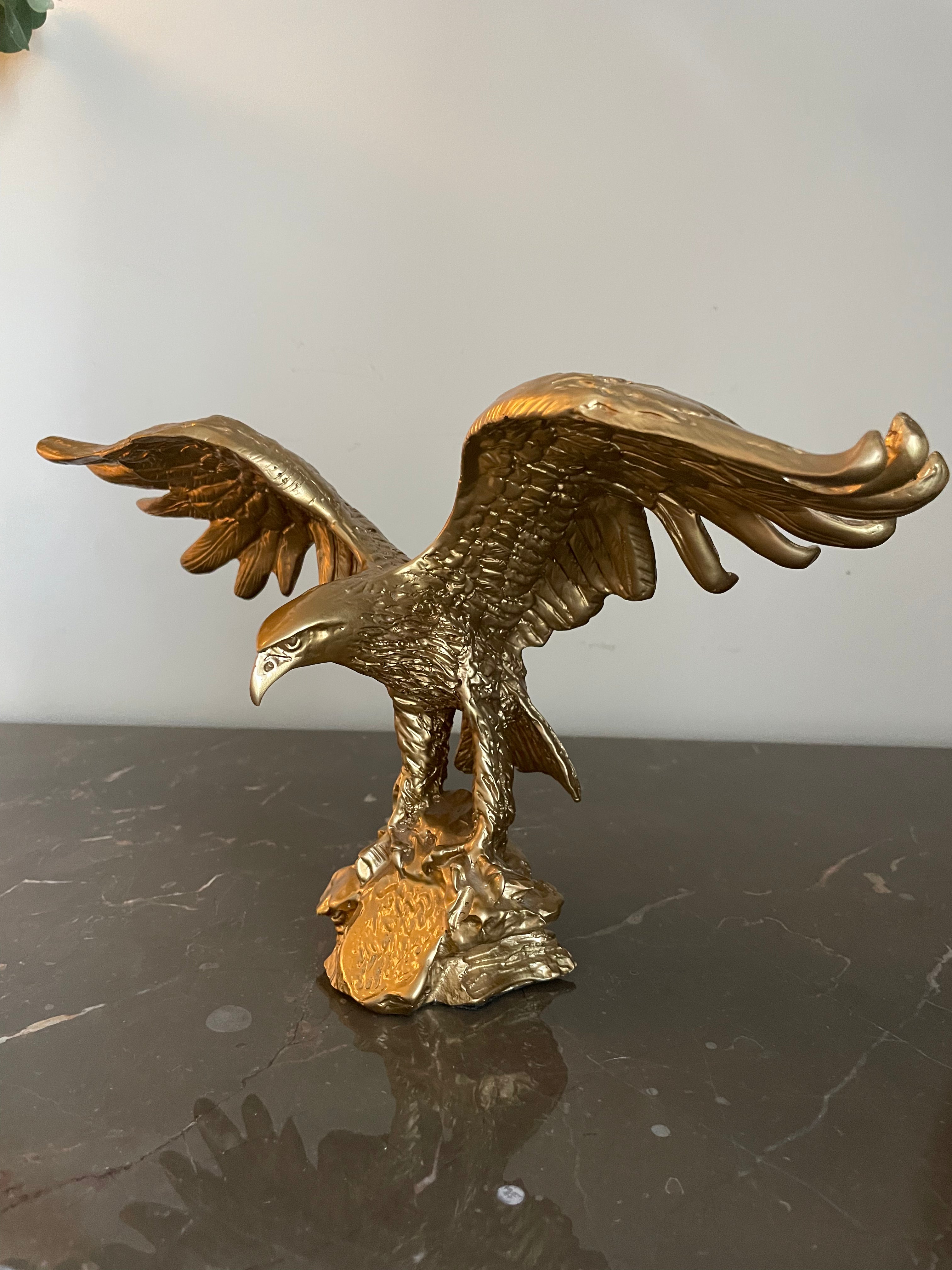 Golden Eagle Sculpture. Choose from three sizes (45 cm / 30 cm / 28 cm / 20 cm)