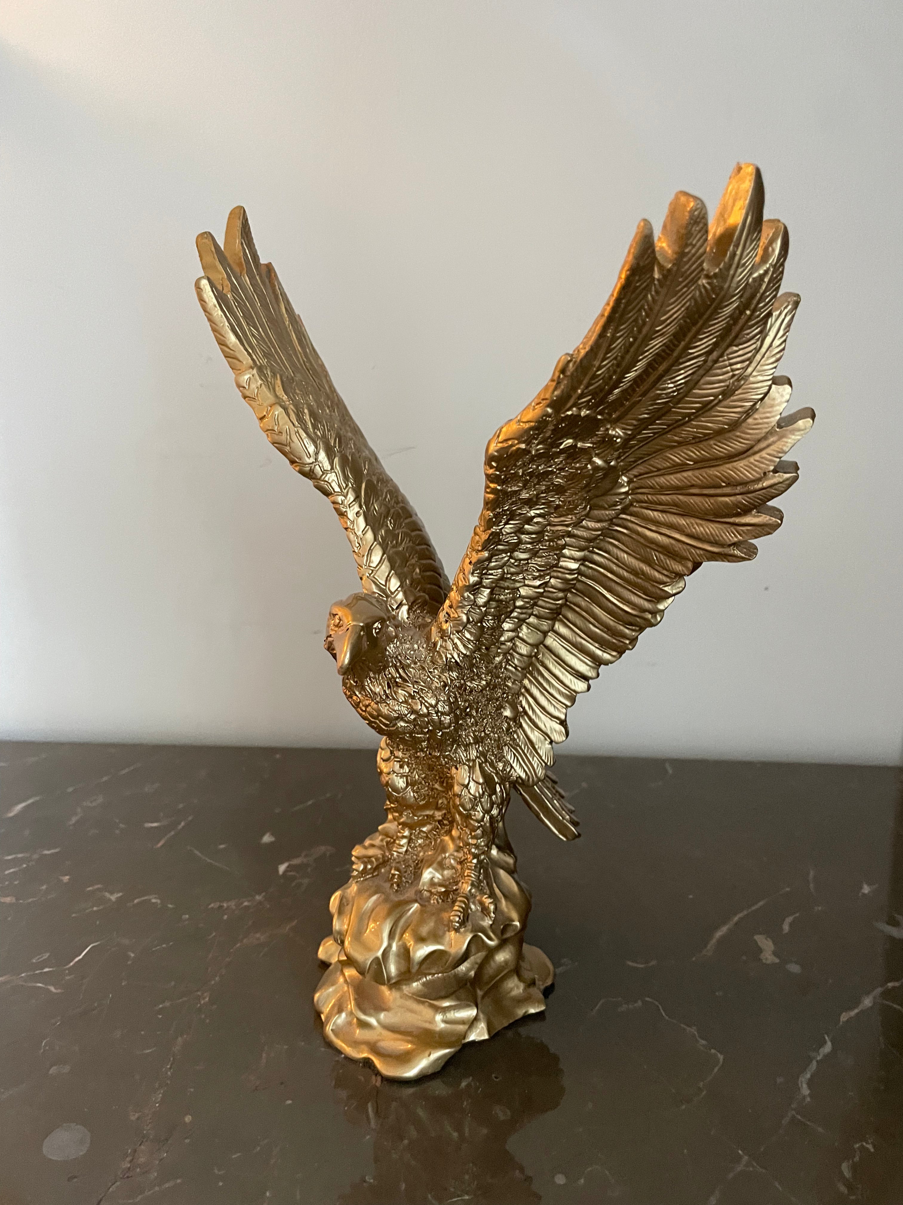 Golden Eagle Sculpture. Choose from three sizes (45 cm / 30 cm / 28 cm / 20 cm)