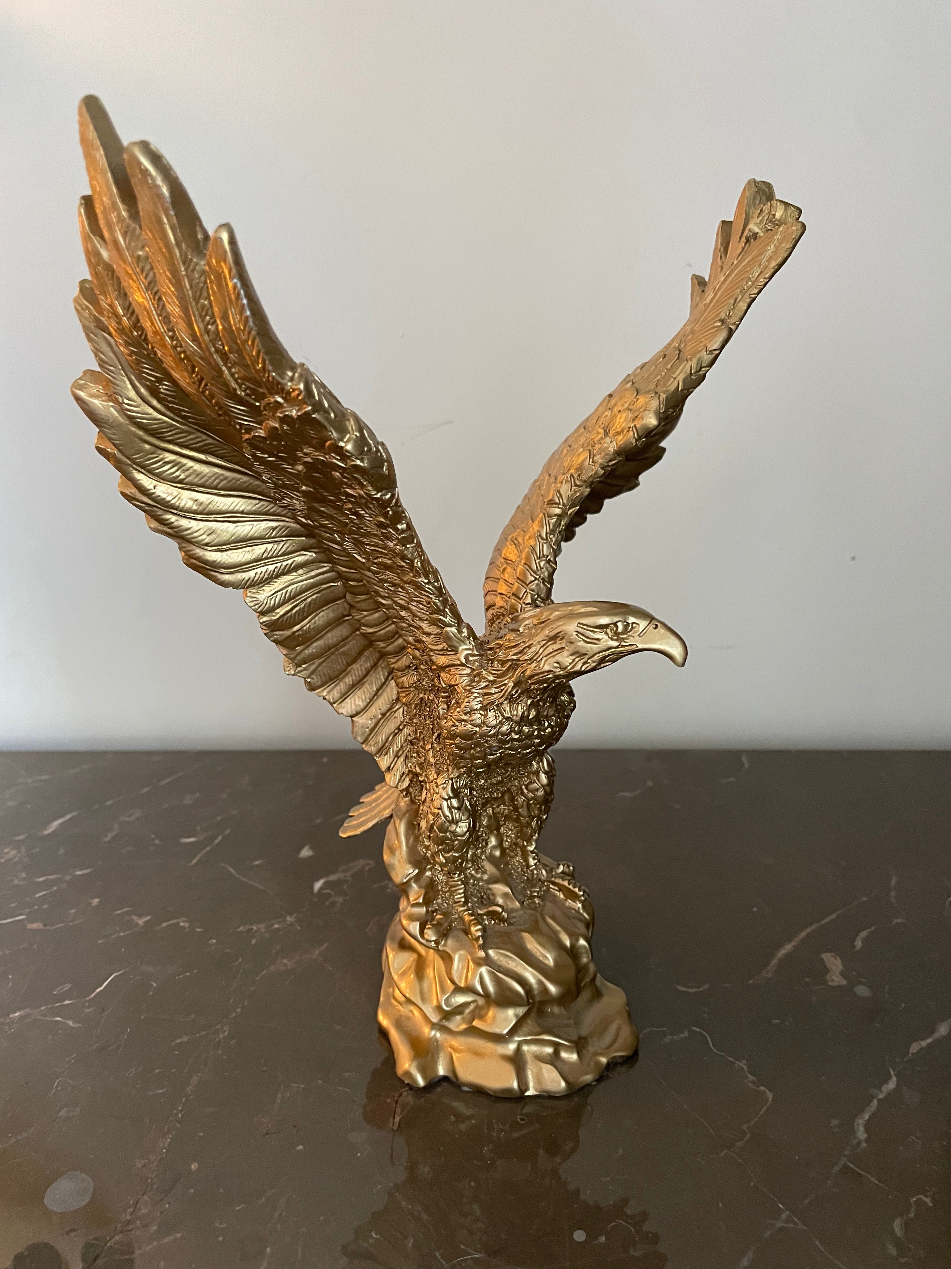 Golden Eagle Sculpture. Choose from three sizes (45 cm / 30 cm / 28 cm / 20 cm)