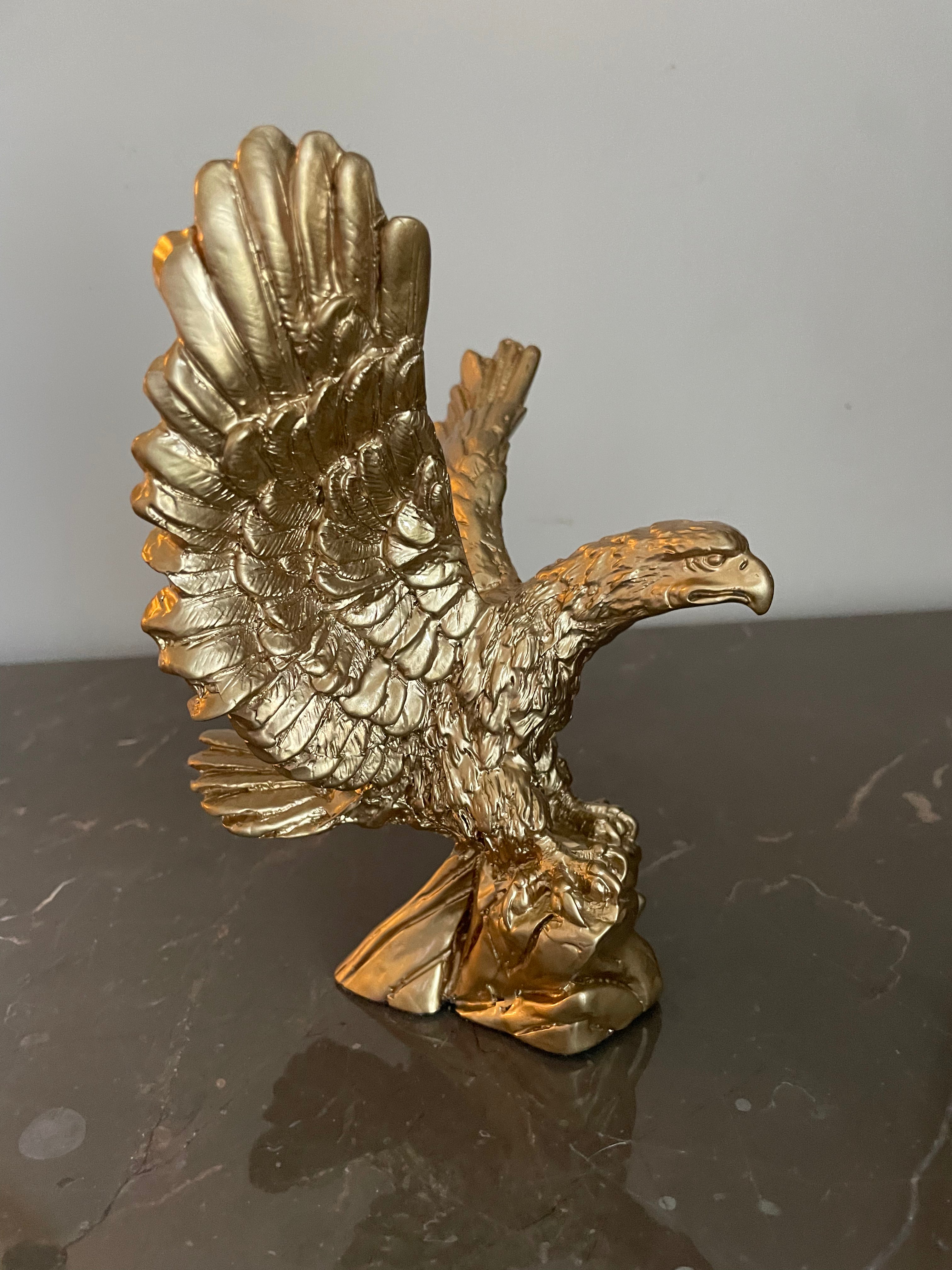 Golden Eagle Sculpture. Choose from three sizes (45 cm / 30 cm / 28 cm / 20 cm)