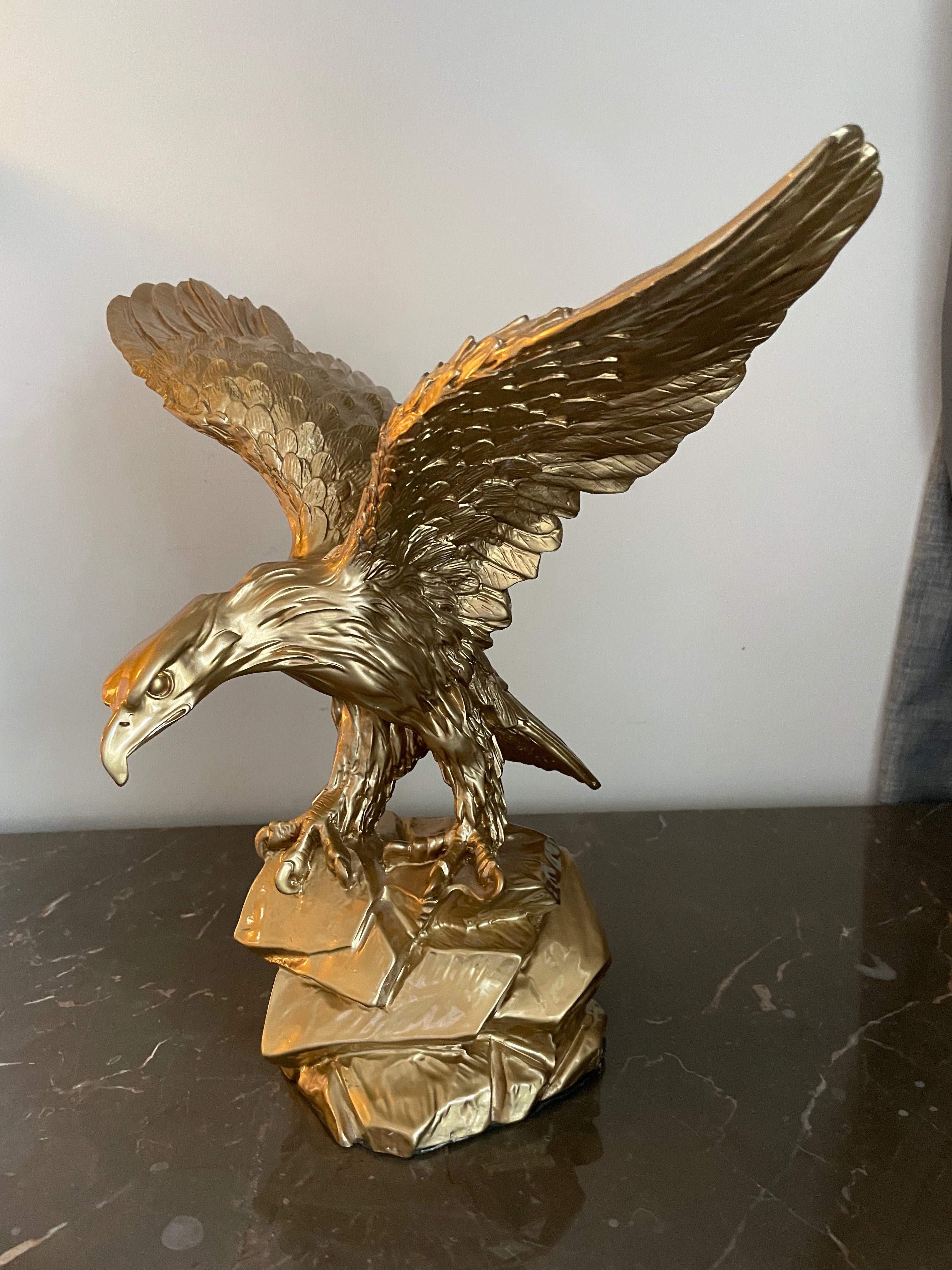 Golden Eagle Sculpture. Choose from three sizes (45 cm / 30 cm / 28 cm / 20 cm)