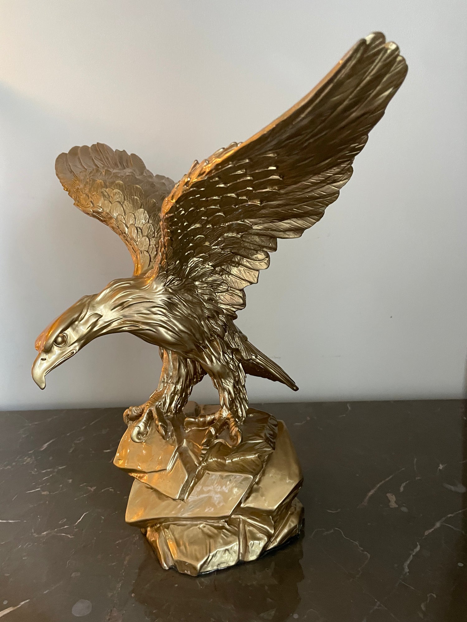 Golden Eagle Sculpture. Choose from three sizes (45 cm / 30 cm / 28 cm / 20 cm)