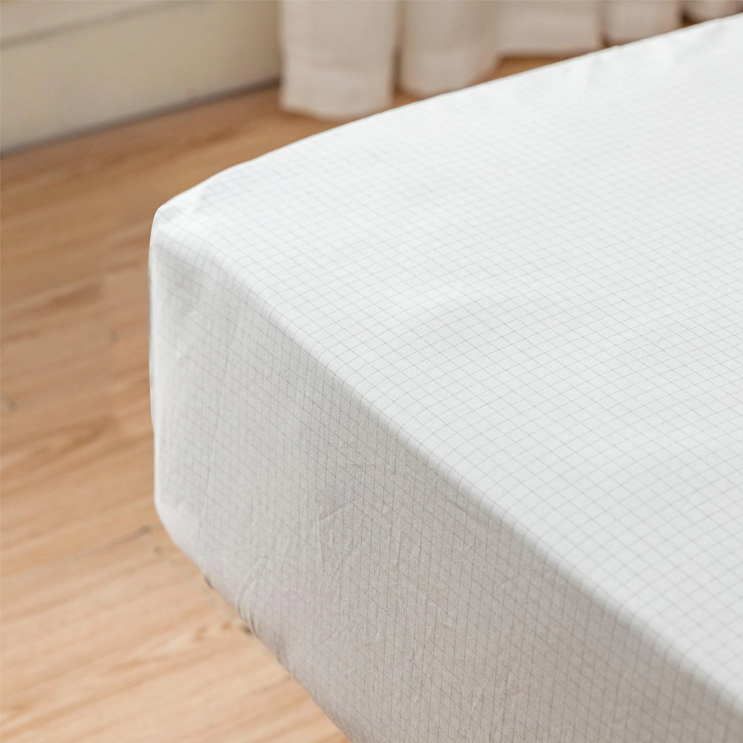 Earthing ESD 10% Silver Organic Cotton Healthy Fitted Sheet for All Size Bed, with a 4.5m Local Grounding Cable