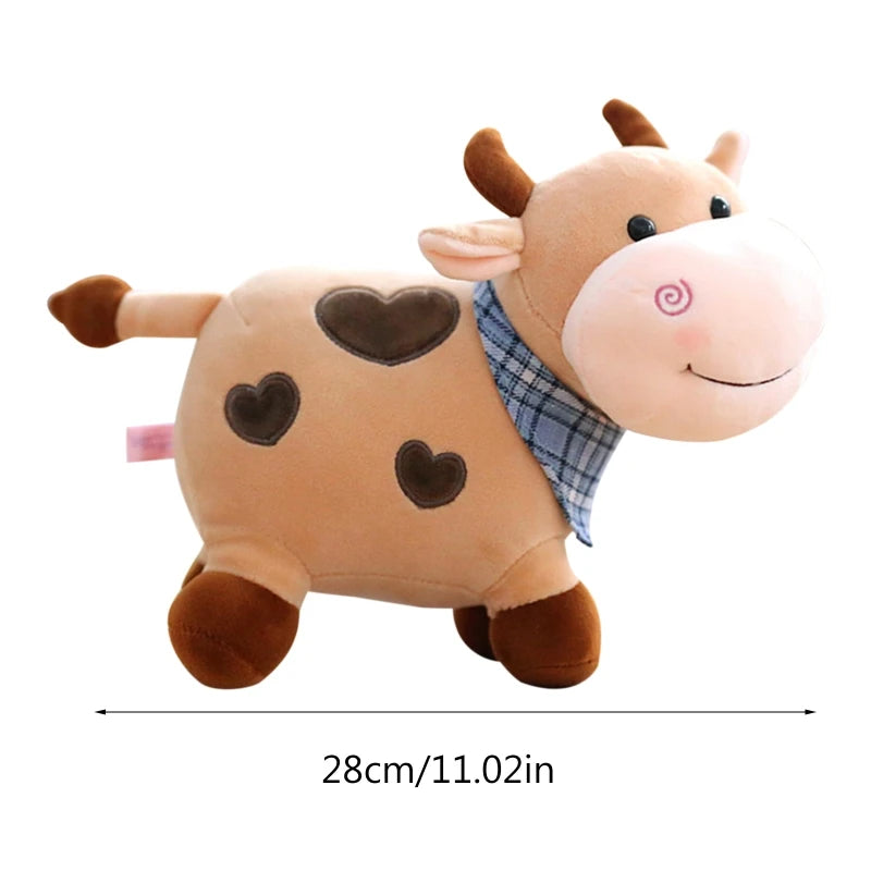 Fluffy Cow Plush Toy