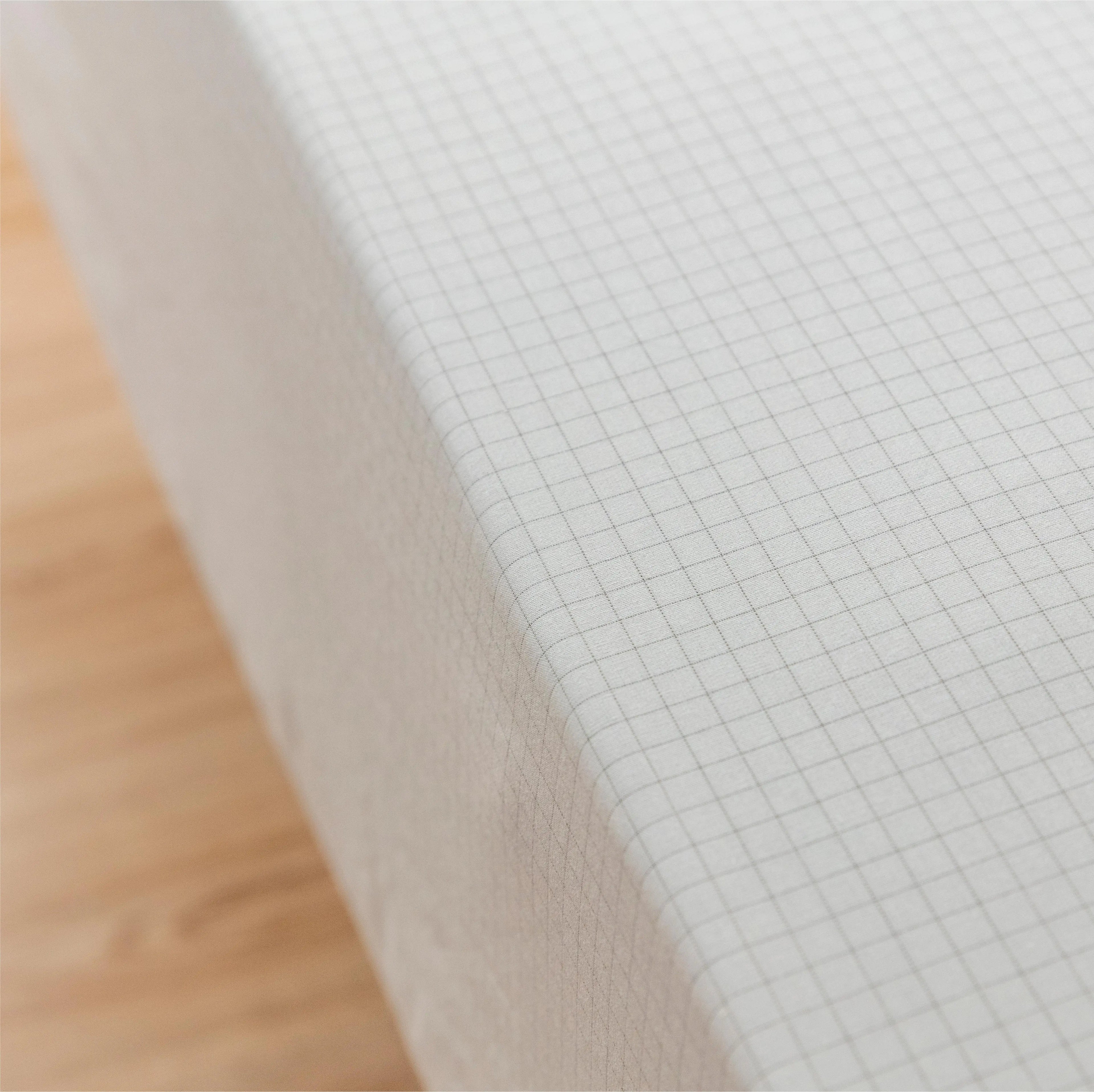 Earthing ESD 10% Silver Organic Cotton Healthy Fitted Sheet for All Size Bed, with a 4.5m Local Grounding Cable