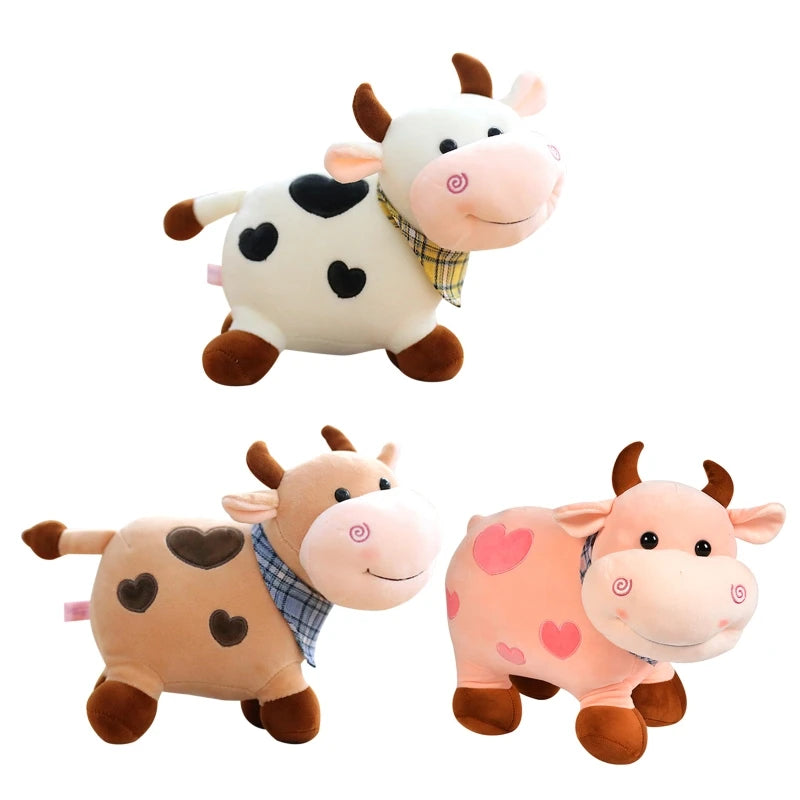 Fluffy Cow Plush Toy