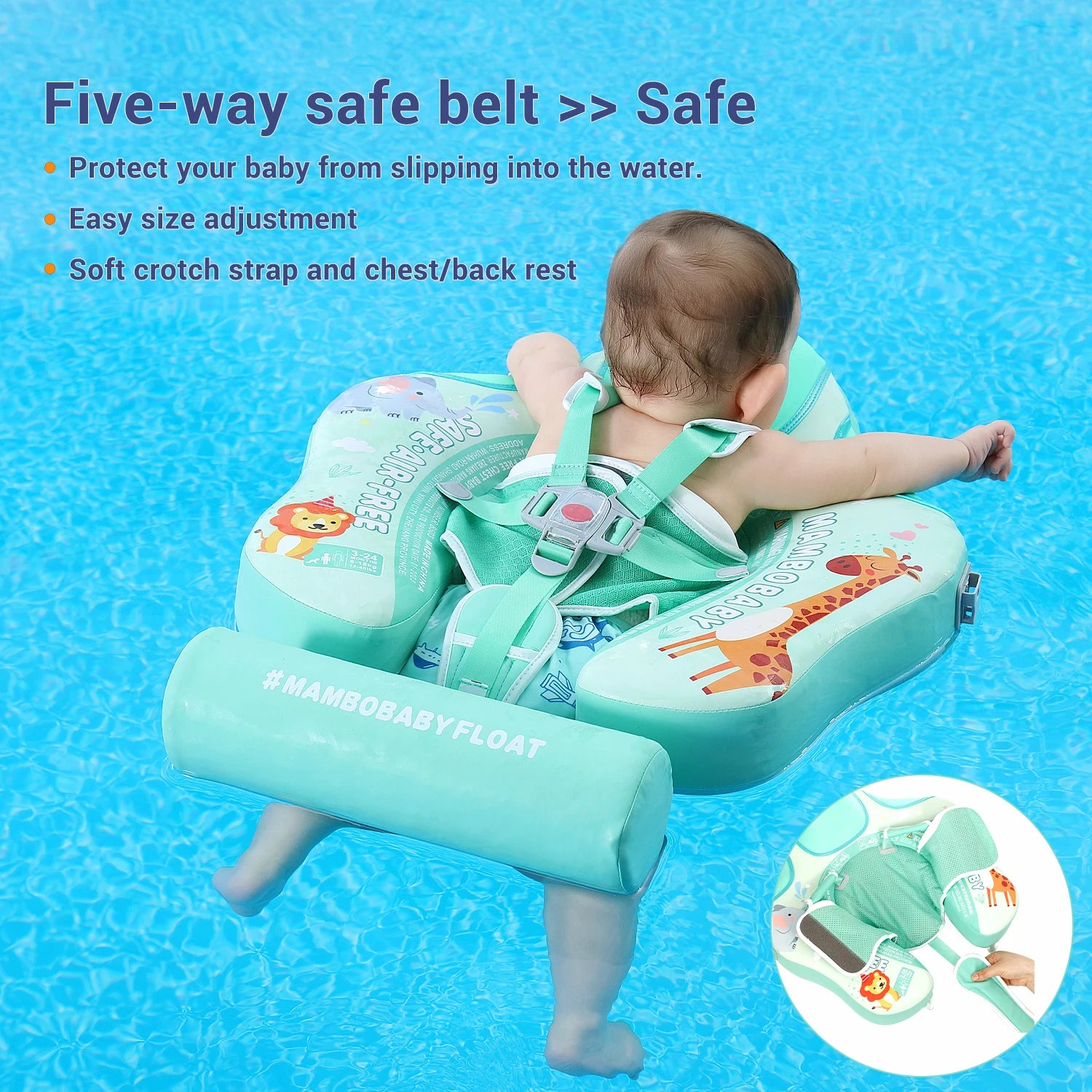 Pool Floater Non-Inflatable Swim Ring for babies