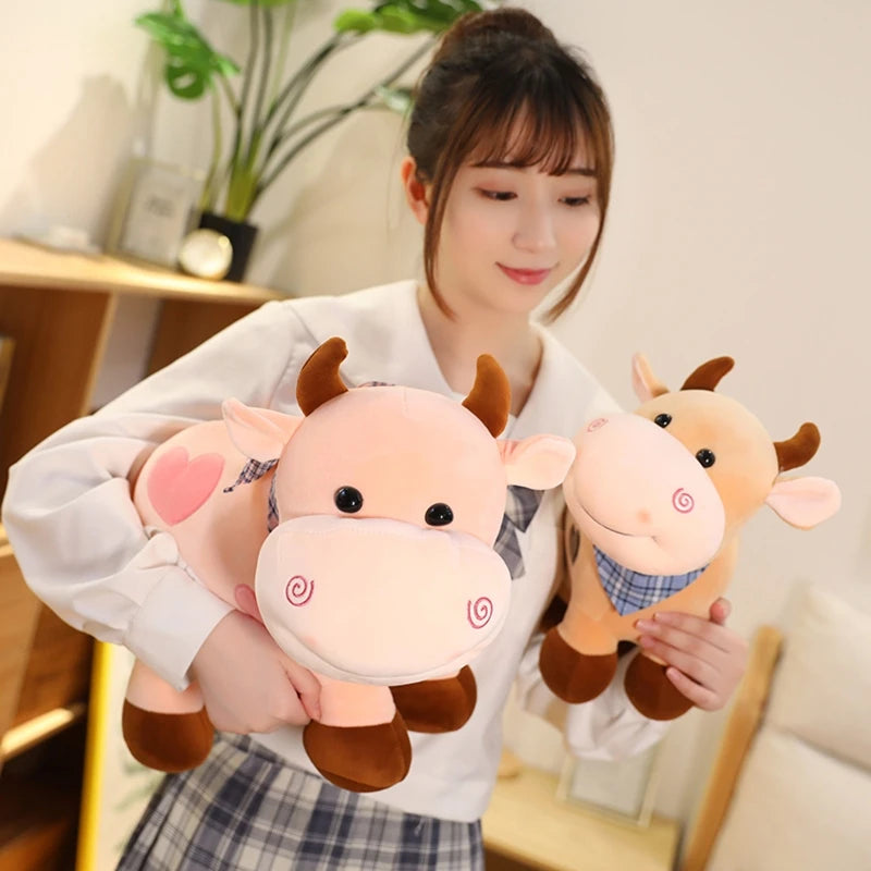 Fluffy Cow Plush Toy