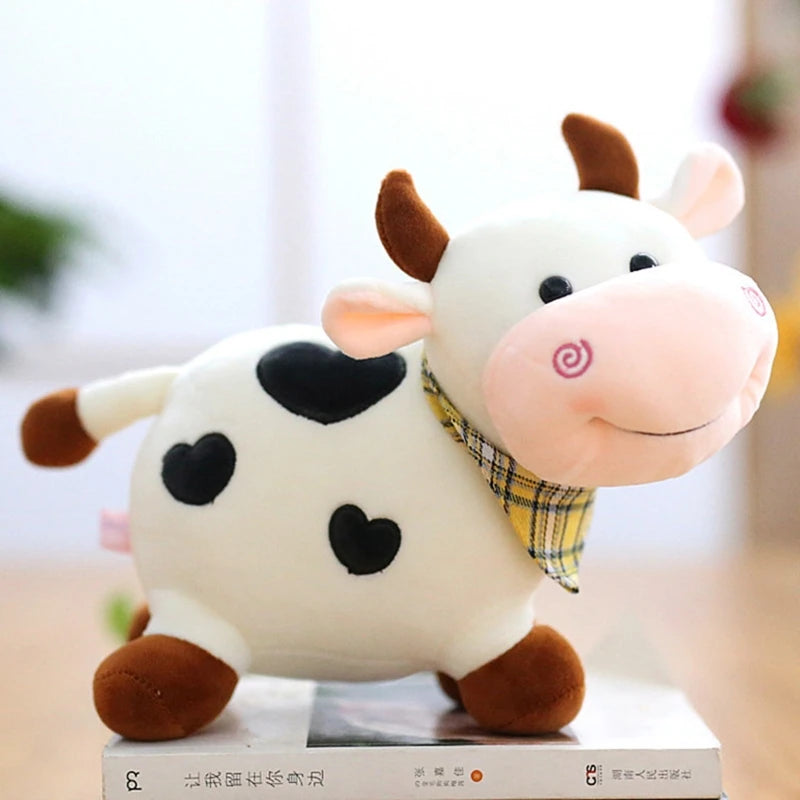 Fluffy Cow Plush Toy