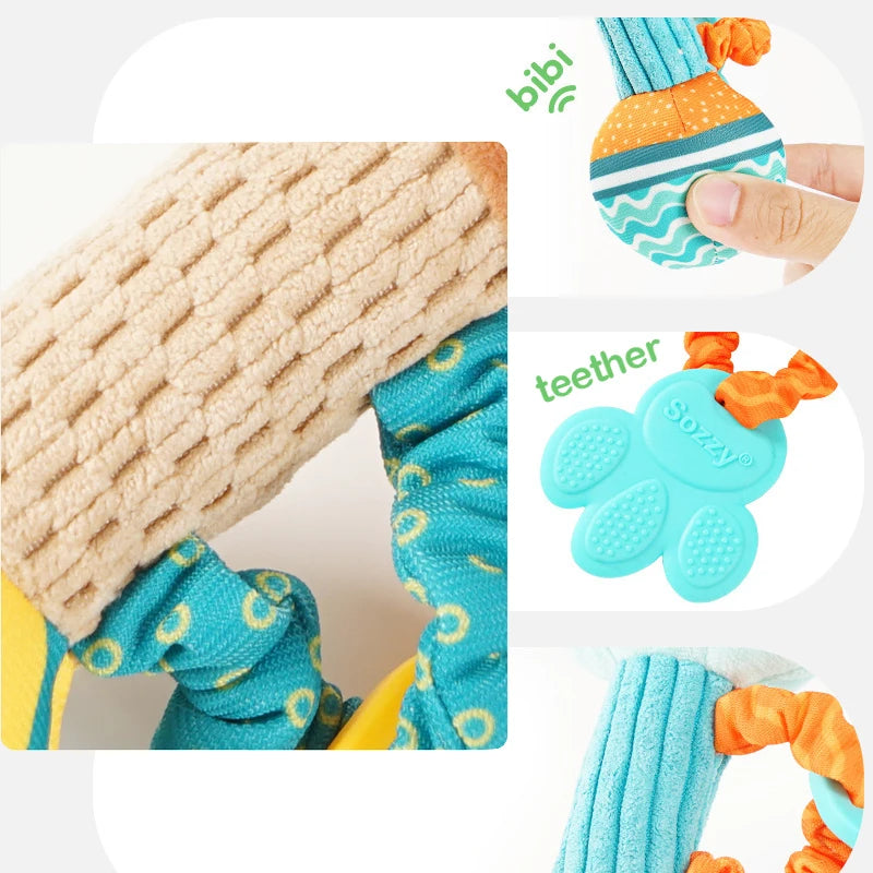 Colorful Animal Baby Rattles