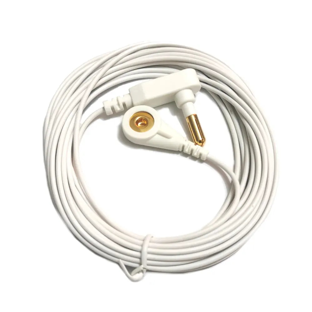 Earthing 100% cotton Flat sheet Earth benefit nature health well grounded gold connection earth cord