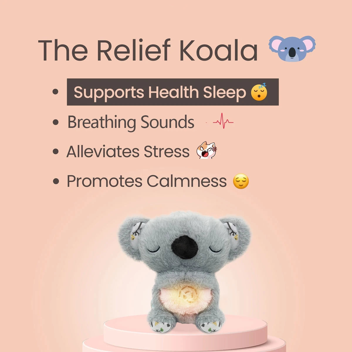 Baby Soother Koala Stuffed Animal Crib Toys