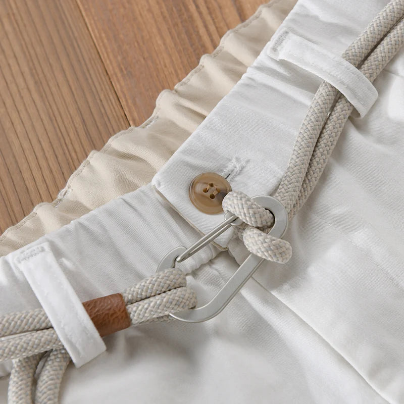Unique Design Quality Cotton Cargo Pants Men Brand Trend Casual Trousers Elastic Waist 29-36 Pantalones Hombre Pantalon Homme