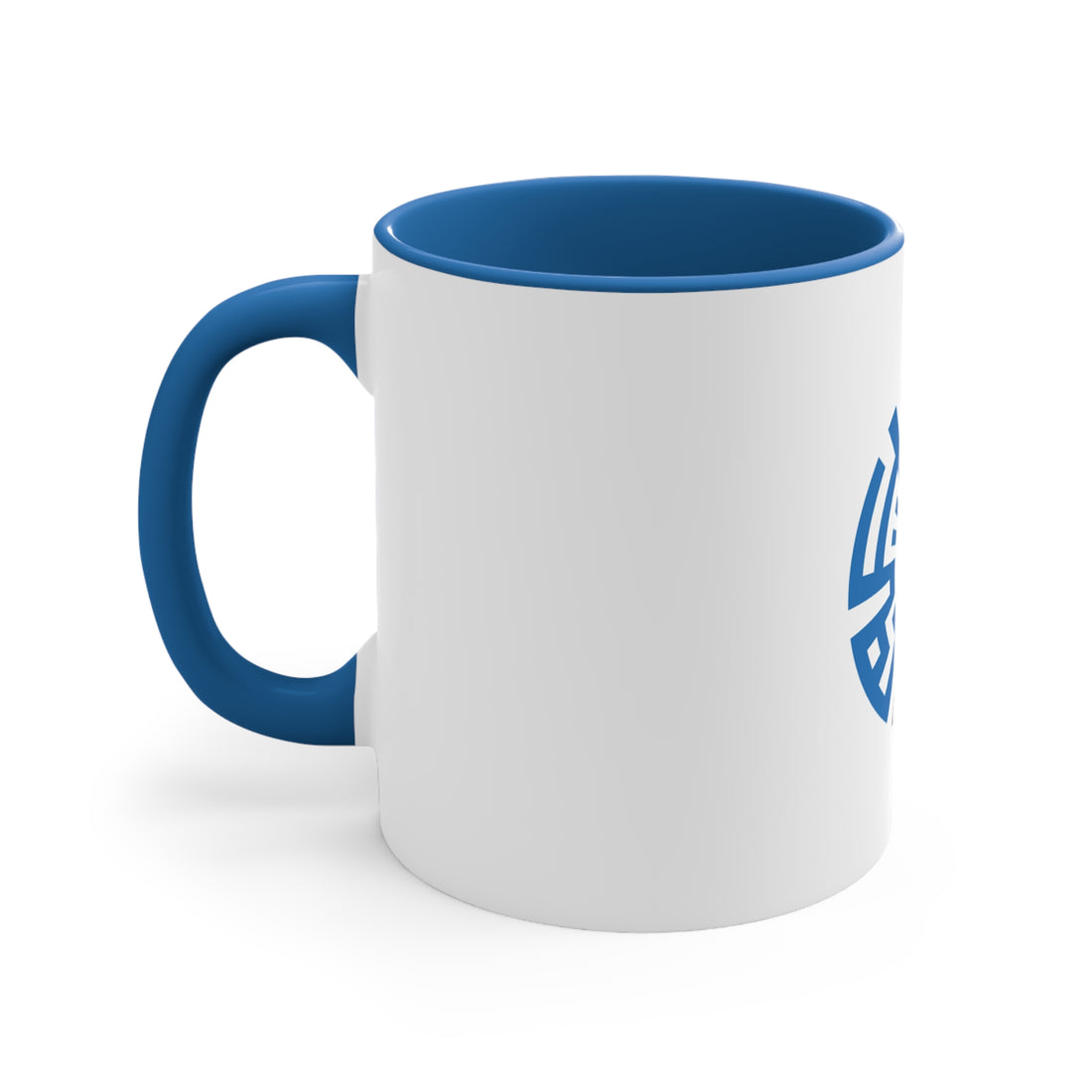 "Salam" Accent Coffee Mug, 11oz- Blue