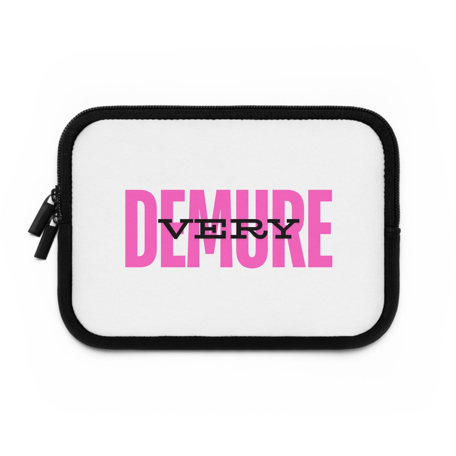 &quot;Very Demure&quot; Laptop Sleeve- Pink