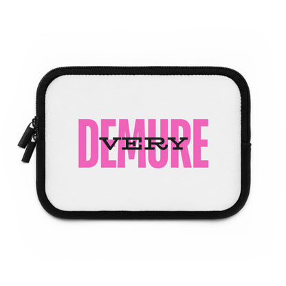 &quot;Very Demure&quot; Laptop Sleeve- Pink