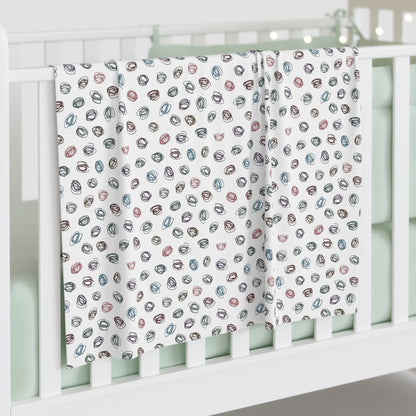 Polka Dots Baby Swaddle Blanket