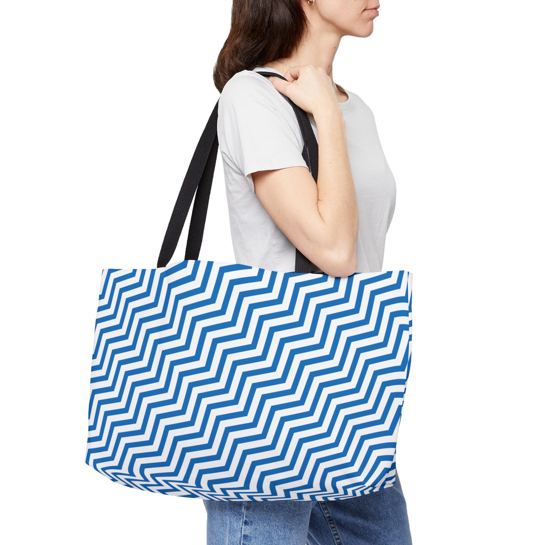 "Salam" Weekender Tote Bag- Blue