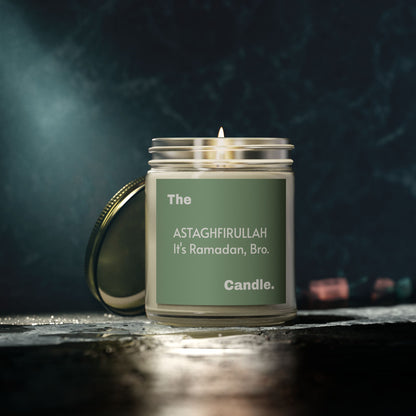 &quot;Astaghfirullah&quot; Scented Candles, Coconut Apricot Wax (4oz, 9oz)