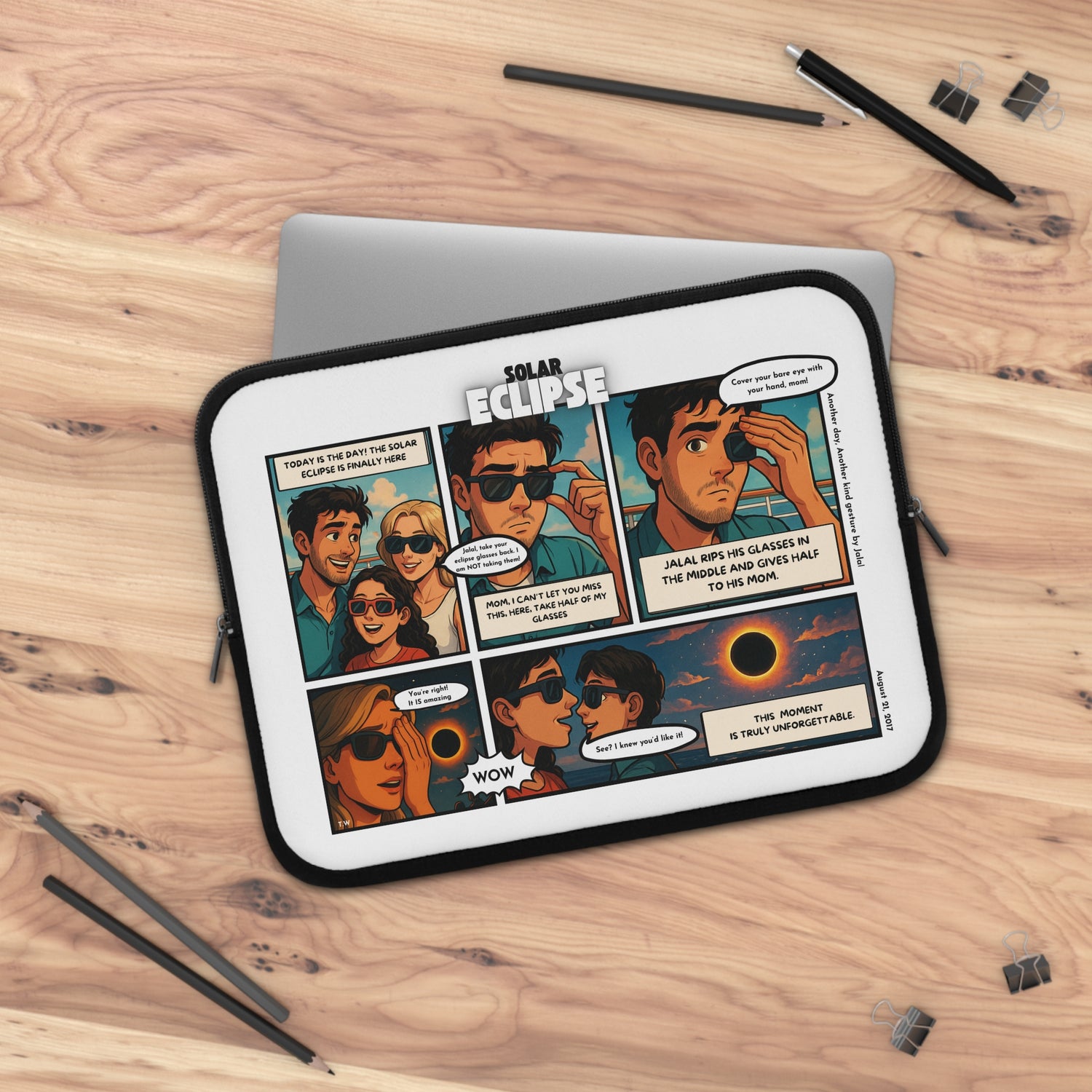 Comic-Inspired Laptop Sleeve - Customized to your story and characters!