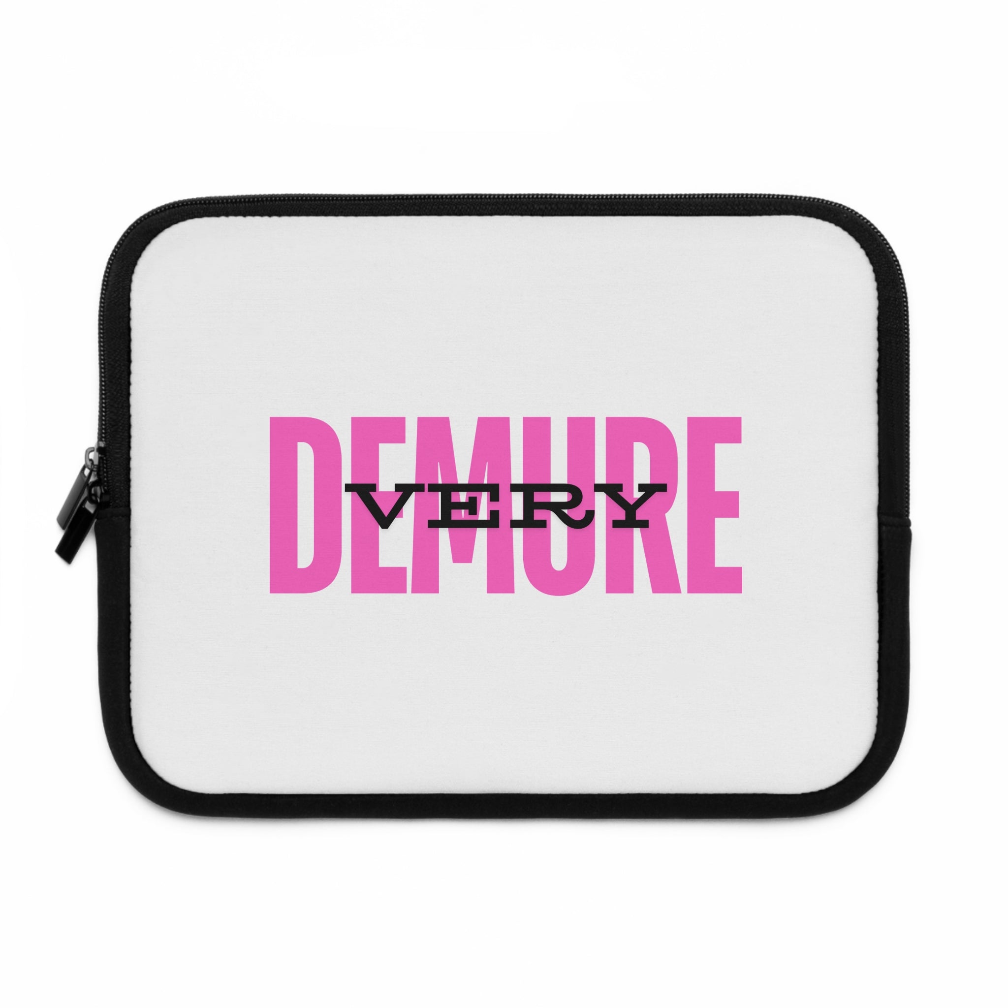 &quot;Very Demure&quot; Laptop Sleeve- Pink