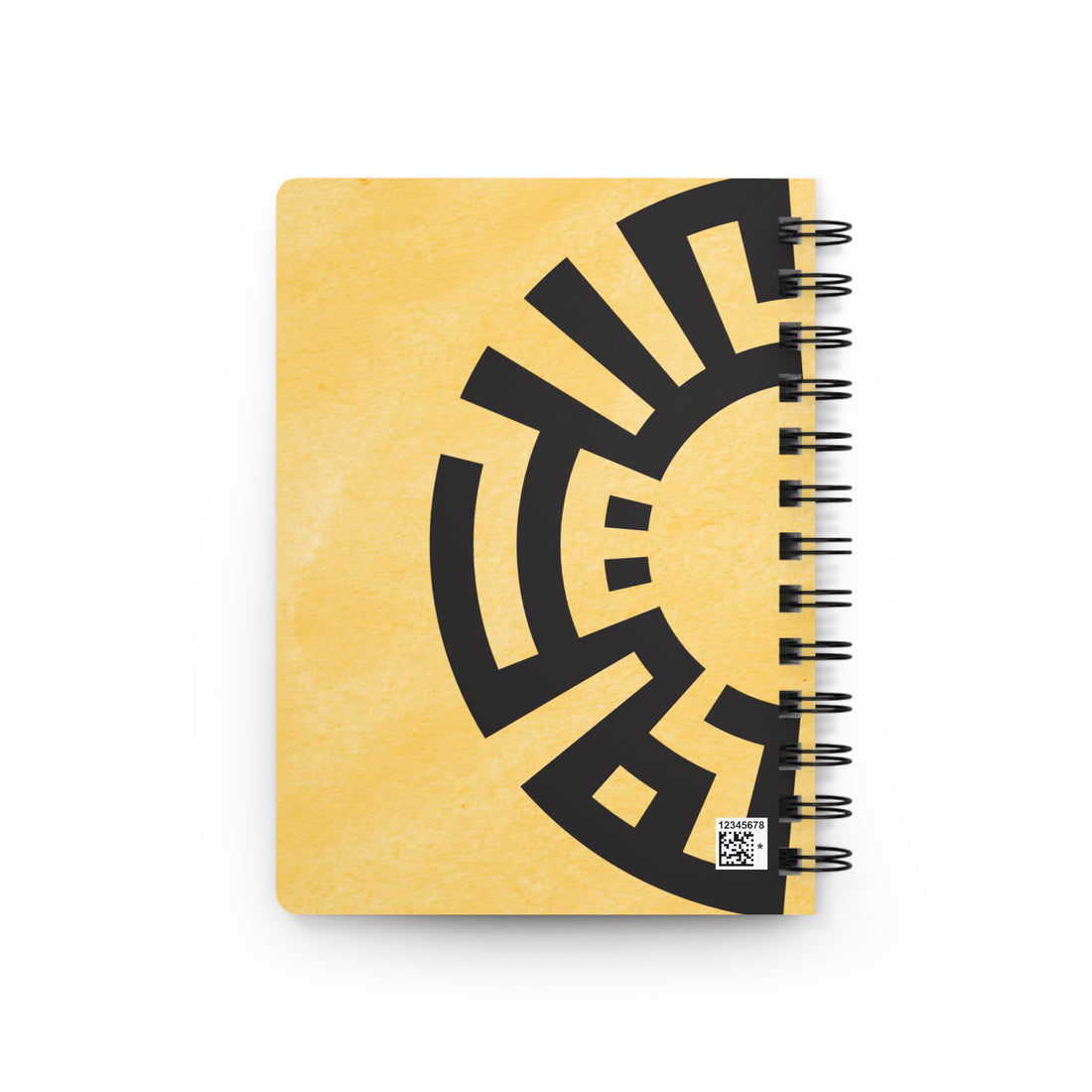 Spiral Bound Journal- "Salam" Yellow