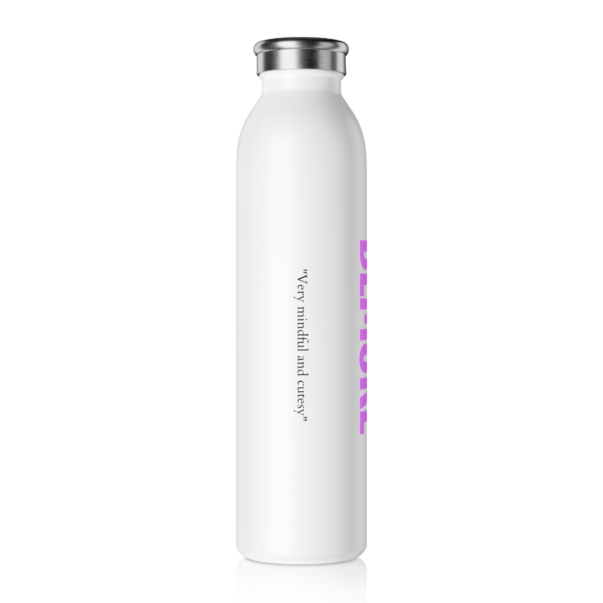 &quot;Very Demure&quot; Slim Water Bottle- Violet