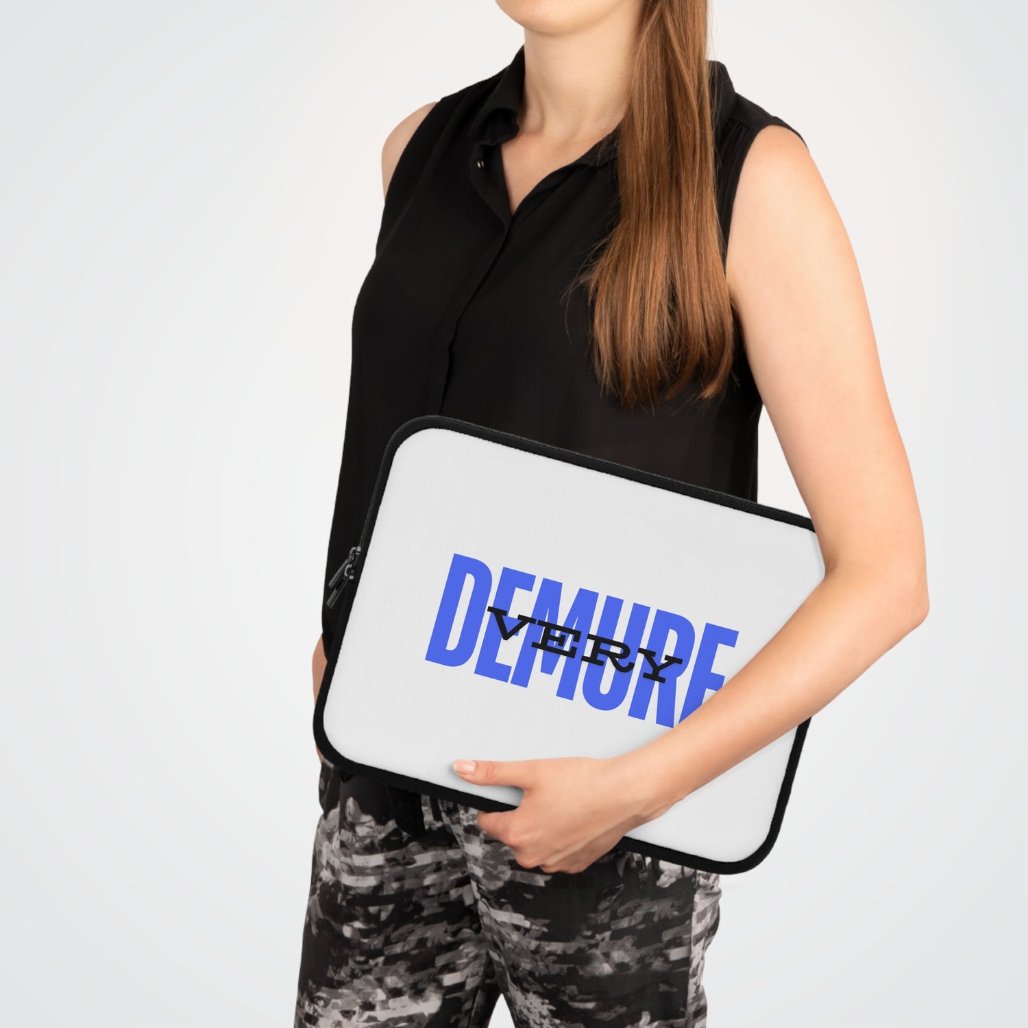 &quot;Very Demure&quot; Laptop Sleeve- &quot;Blue&quot;