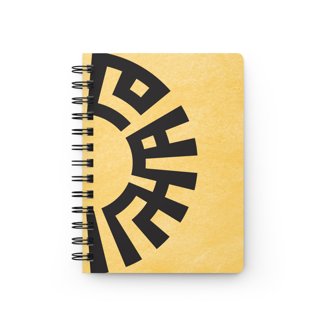 Spiral Bound Journal- "Salam" Yellow