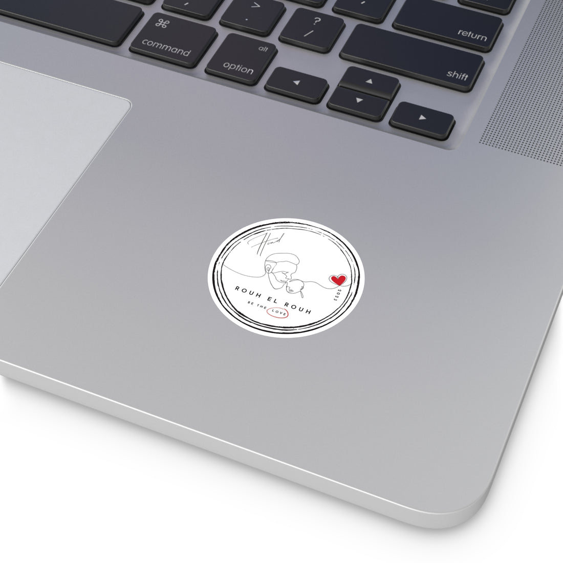 "Rouh el Rouh" Round Stickers, Indoor\Outdoor