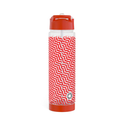 &quot;Salam&quot; Infuser Water Bottle- Red
