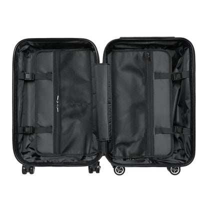 Travel Suitcases- White/Yellow