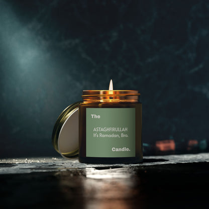 &quot;Astaghfirullah&quot; Scented Candles, Coconut Apricot Wax (4oz, 9oz)