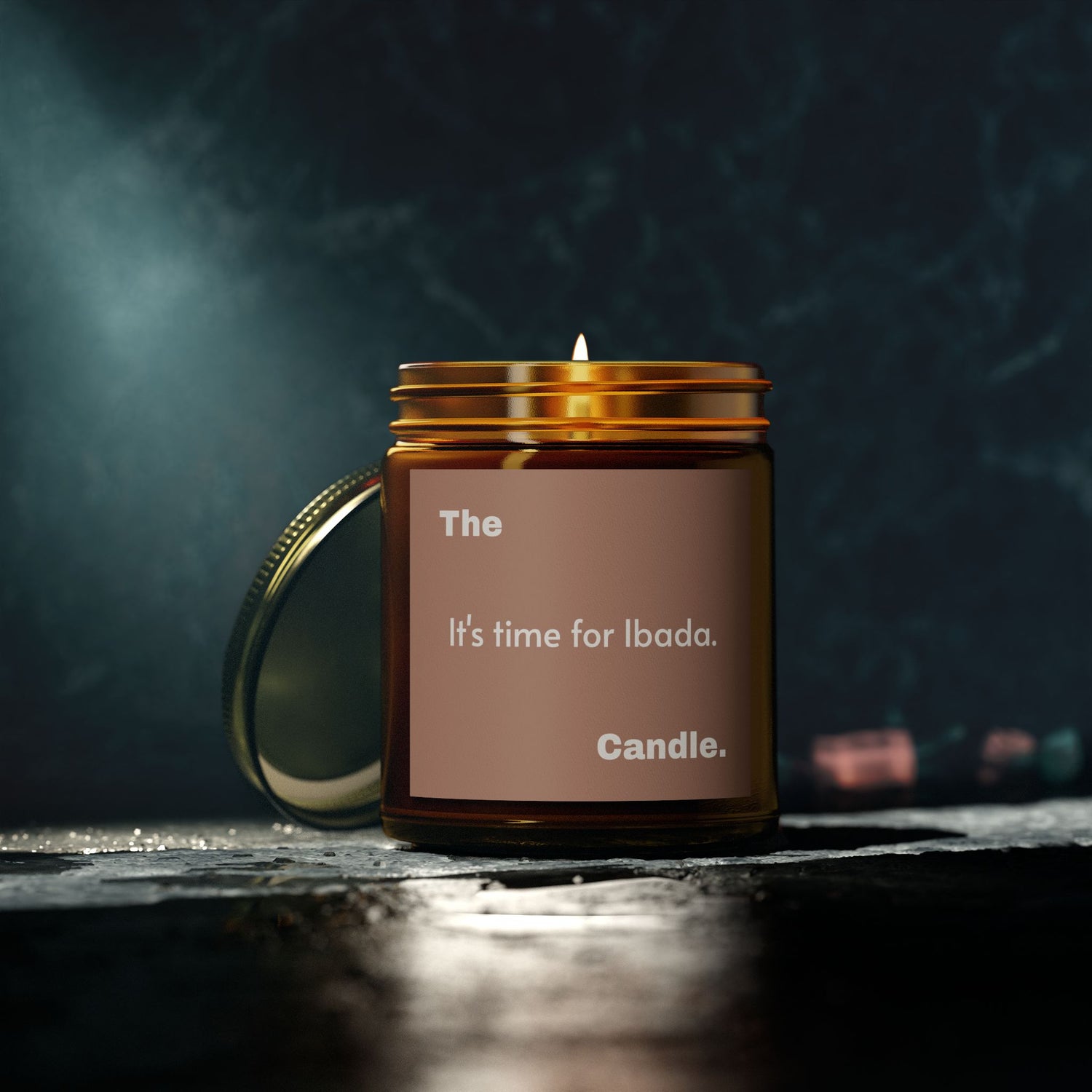 &quot;Time for Ibada&quot; Scented Candles, Coconut Apricot Wax (4oz, 9oz)