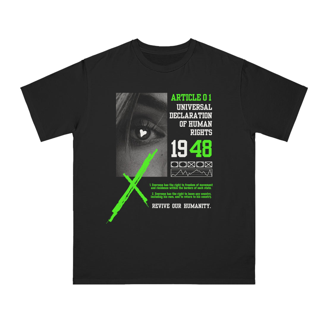 "Article 1" Organic Unisex Classic T-Shirt