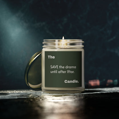 &quot;Save the Drama&quot; Scented Candles, Coconut Apricot Wax (4oz, 9oz)