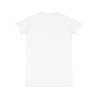 &quot;Be the peace&quot; eco-friendly women pajama dress- White