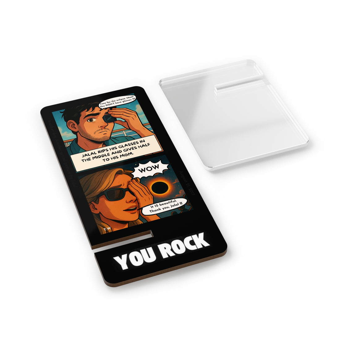 Personalized Smartphone Holder with Comic Design