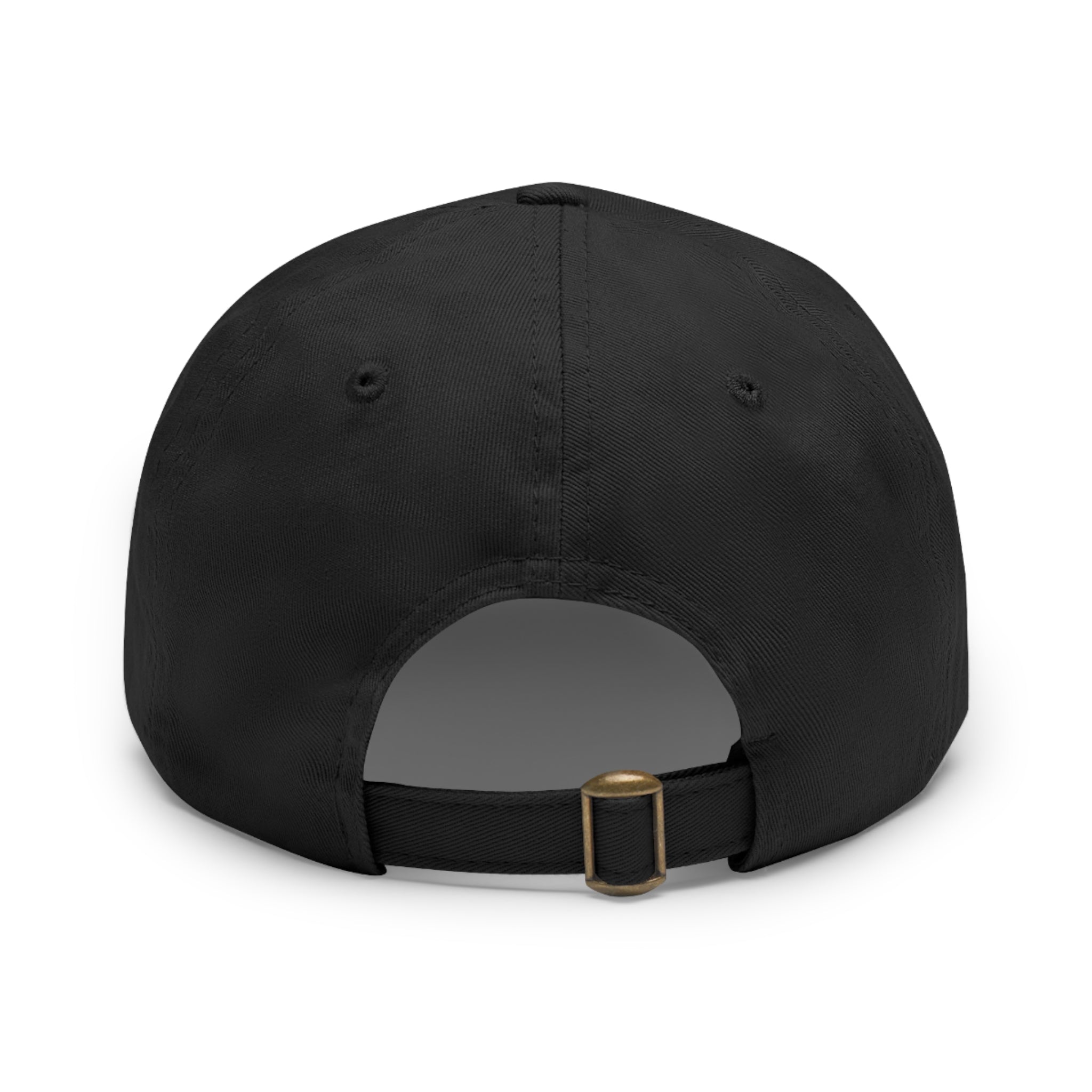 Hat with Leather Patch, &quot;Happiness&quot;