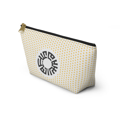 &quot;Salam&quot; Accessory Pouch w T-bottom- Yellow