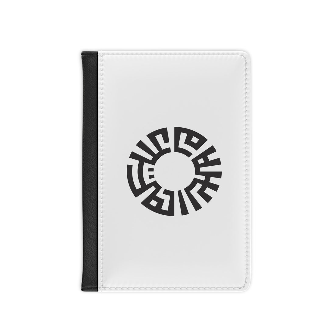 "Salam" Passport Cover- White/Black w/ RFID Blocking