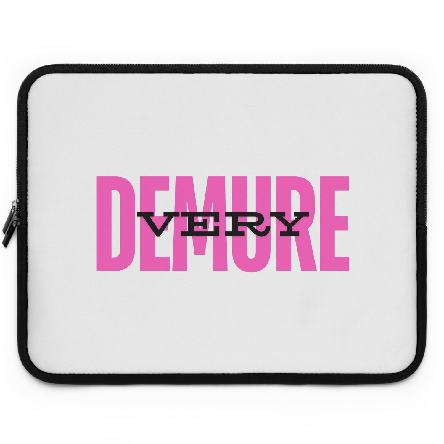 &quot;Very Demure&quot; Laptop Sleeve- Pink