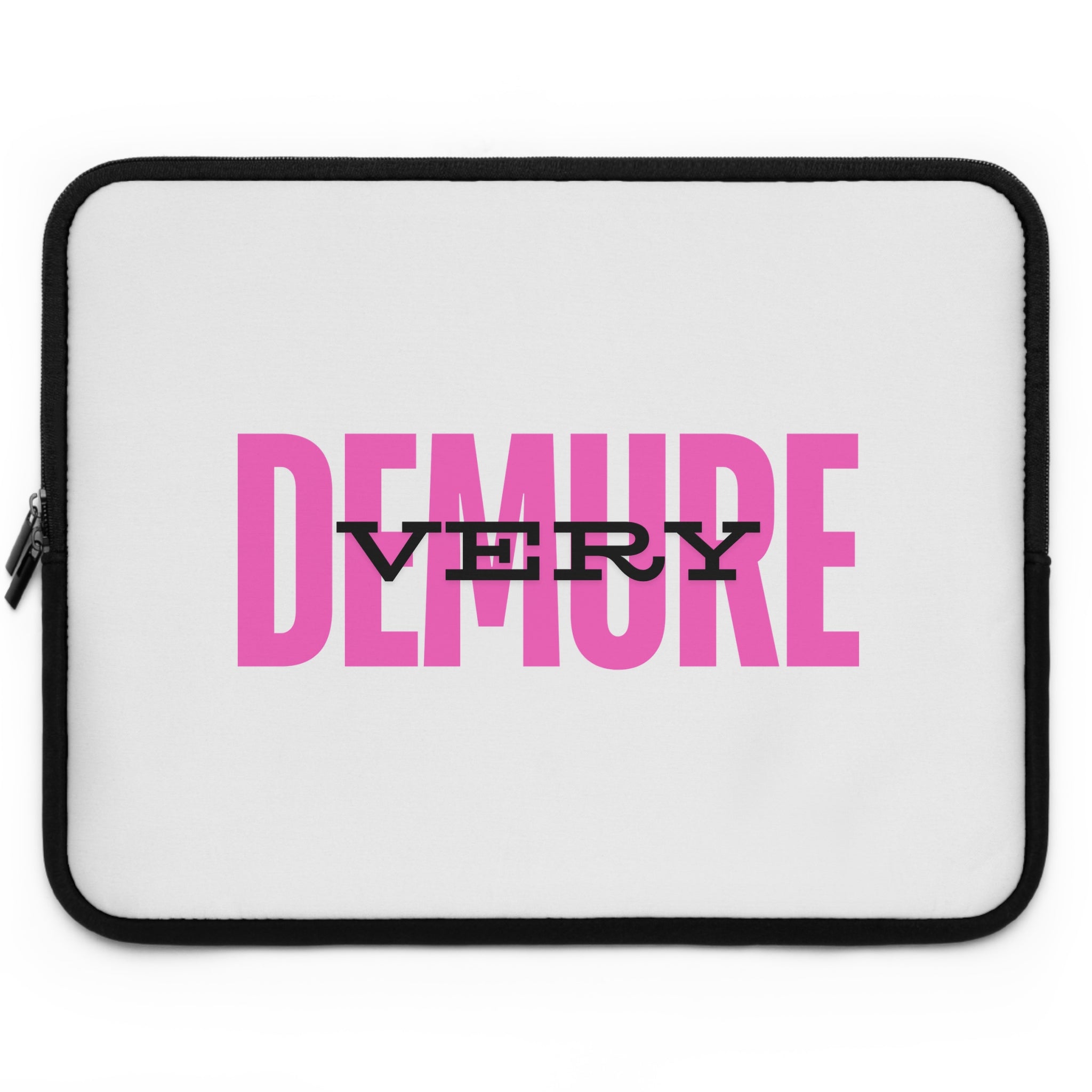 &quot;Very Demure&quot; Laptop Sleeve- Pink