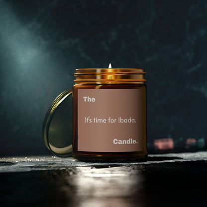 &quot;Time for Ibada&quot; Scented Candles, Coconut Apricot Wax (4oz, 9oz)