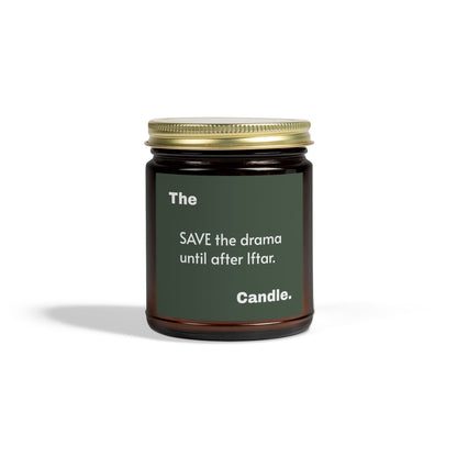 &quot;Save the Drama&quot; Scented Candles, Coconut Apricot Wax (4oz, 9oz)